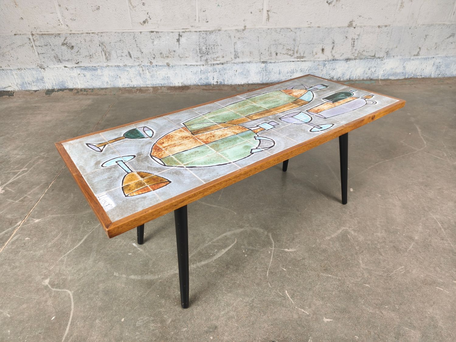 Vintage design coffee table by André Eijberg