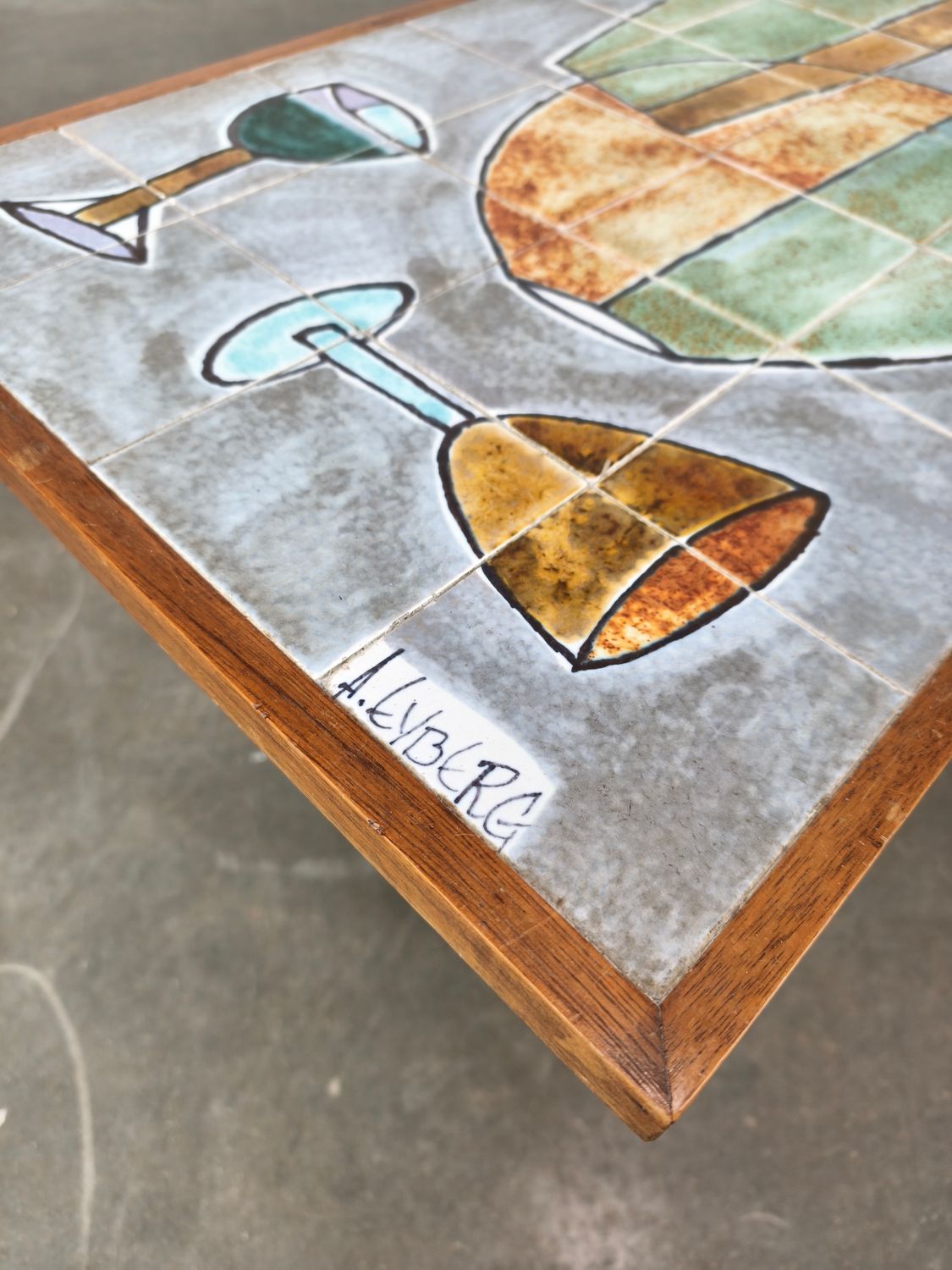 Vintage design coffee table by André Eijberg