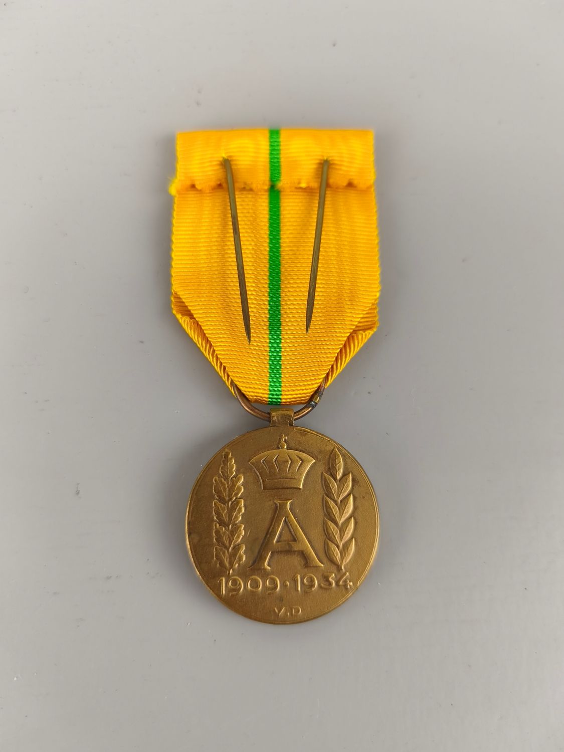 Commemorative medal king Albert