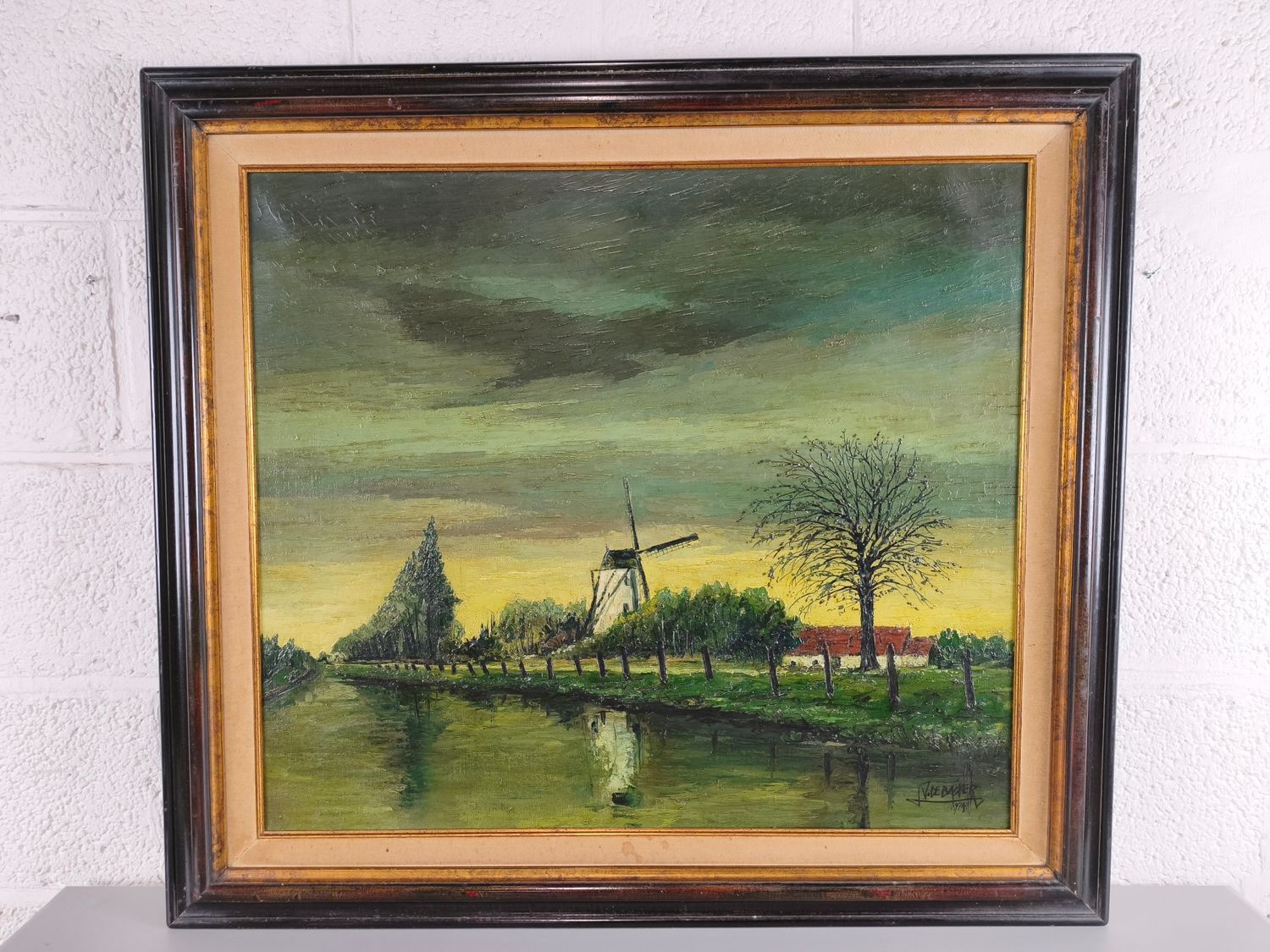 V. De Backer - landscape painting