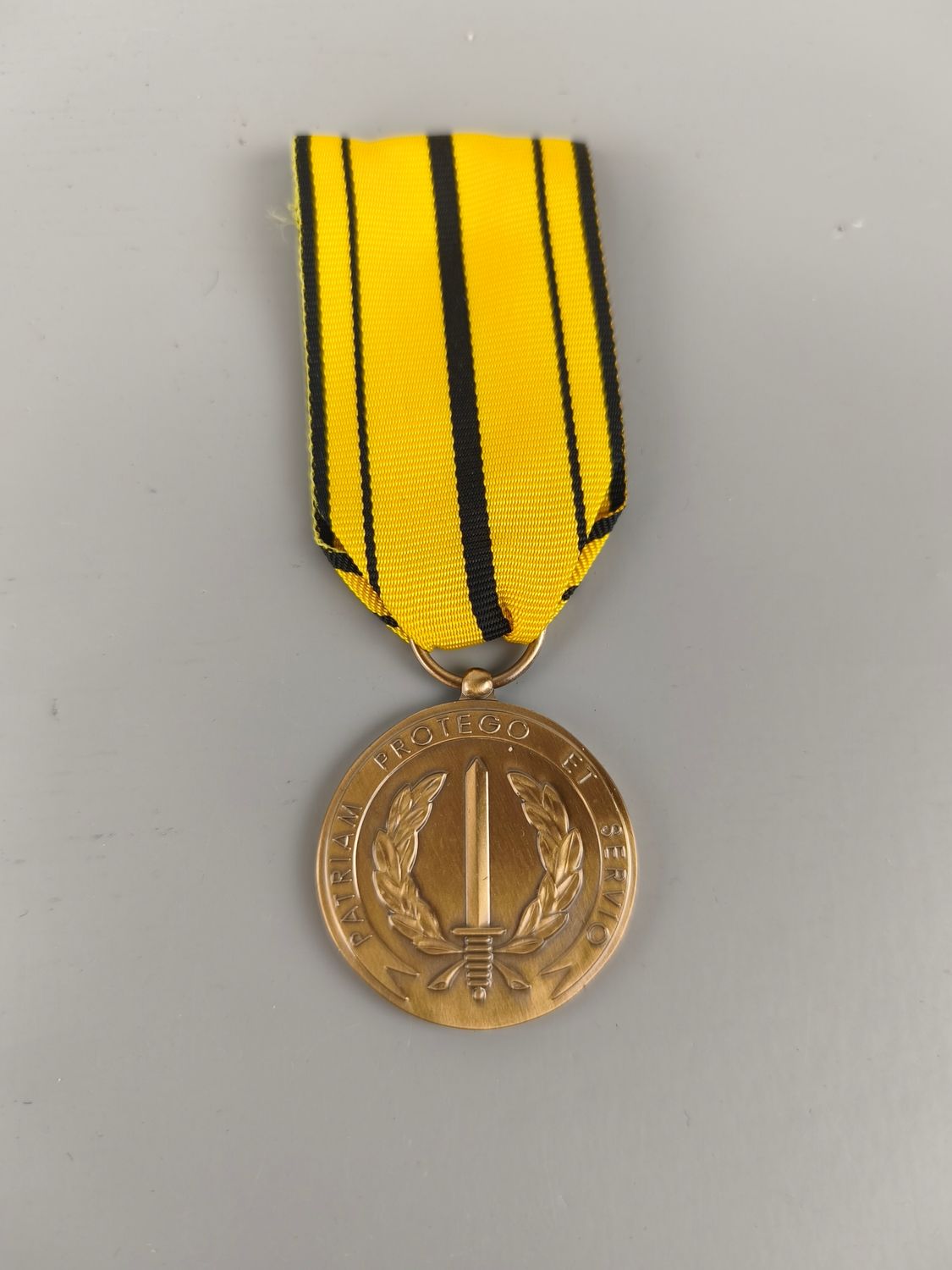 Belgian medal services rendered.
