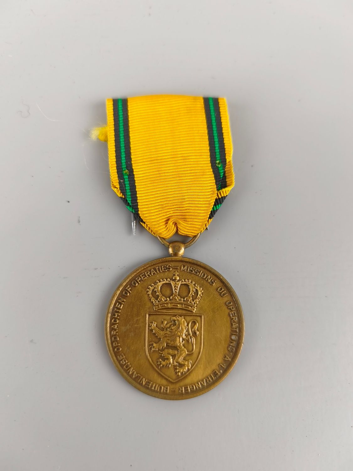 Medal assignments abroad