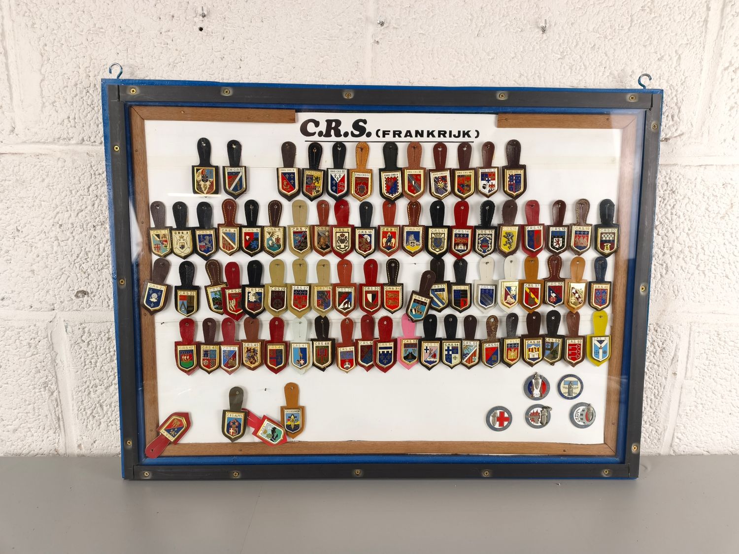 Complete set of French CRS badges