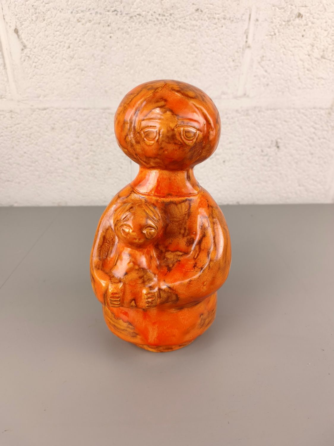 Vintage ceramic J.F. Belarti statue