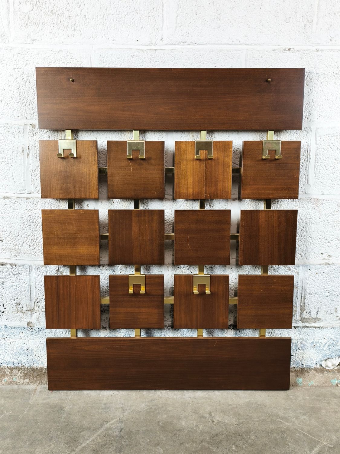 Vintage wall coat rack