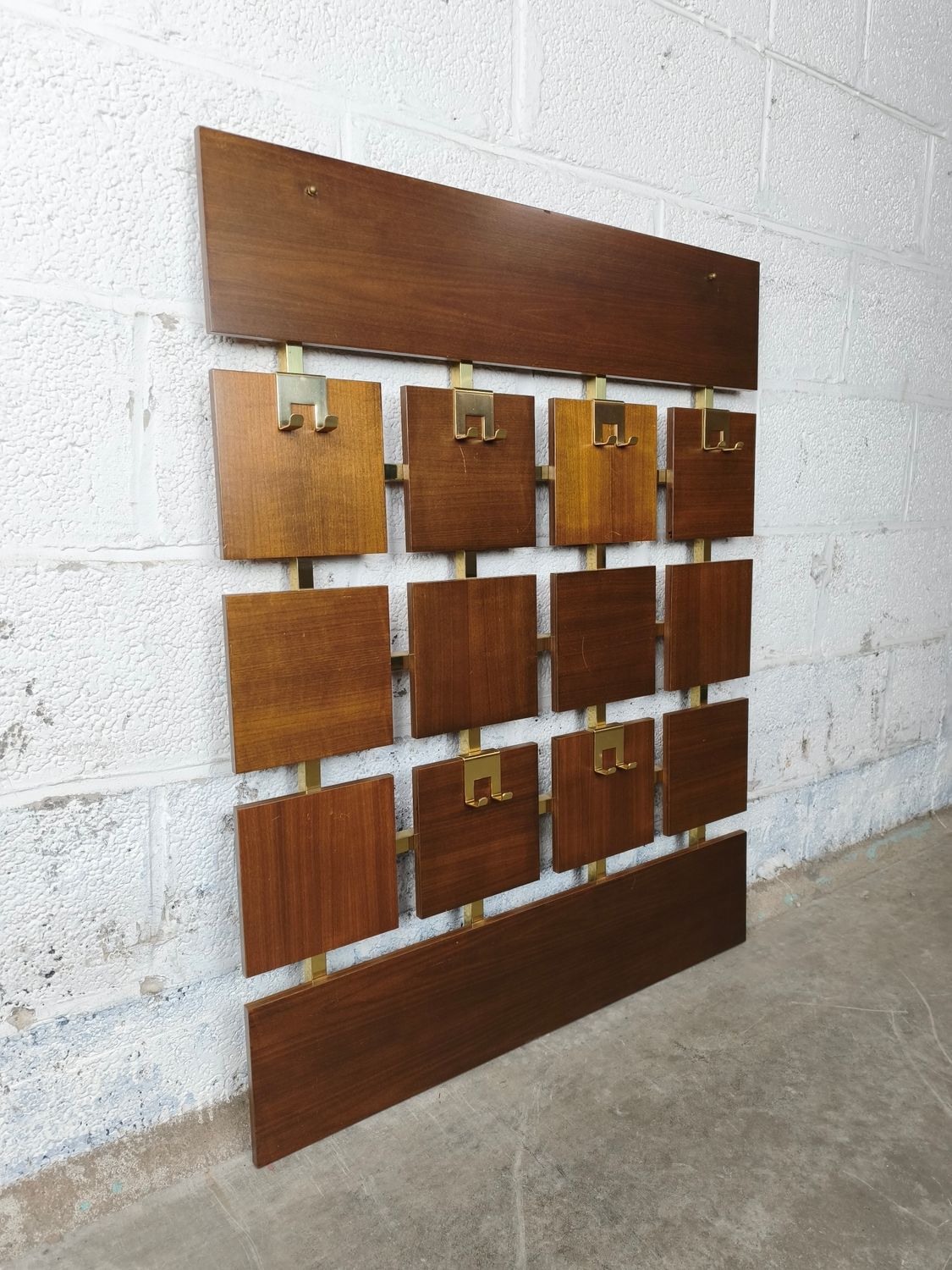Vintage wall coat rack