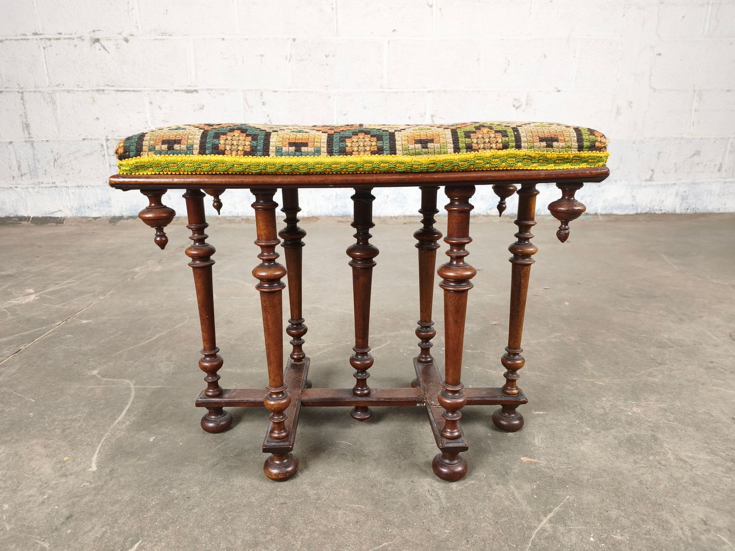 Small antique Louis XIII stool