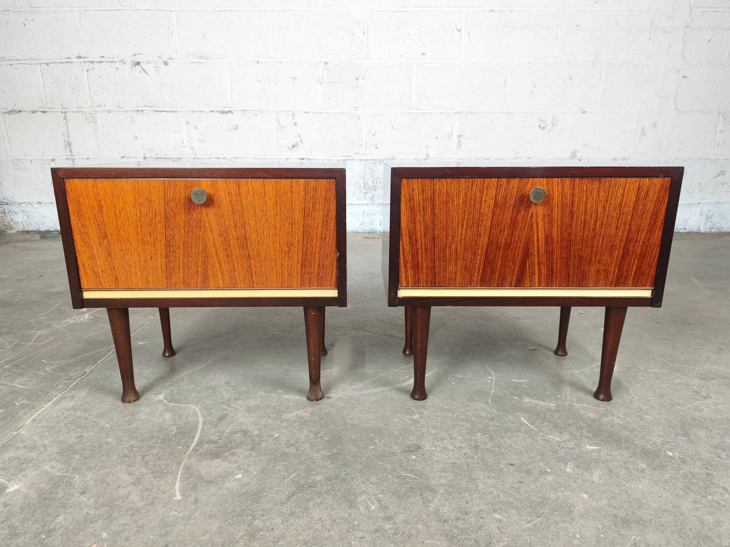 Pair of vintage bedside tables