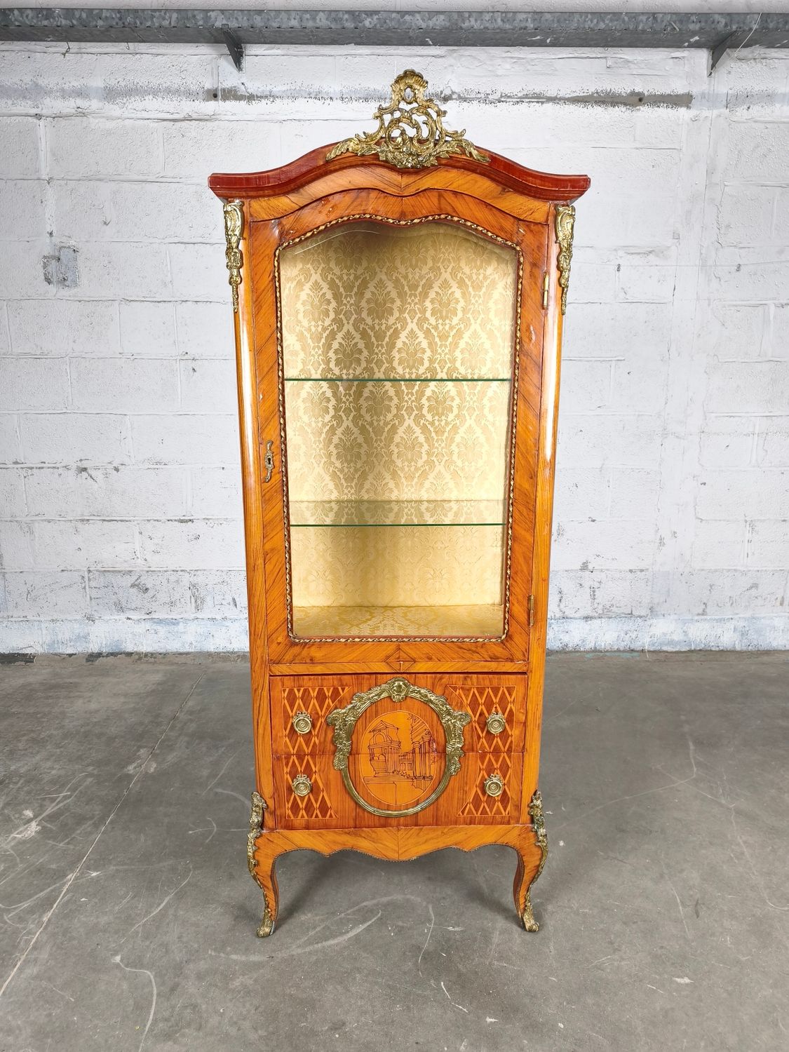 Louis XV style display cabinet