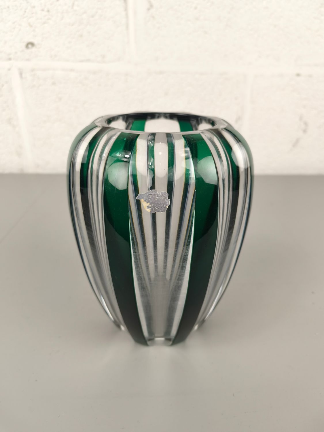 Crystal Val Saint Lambert vase