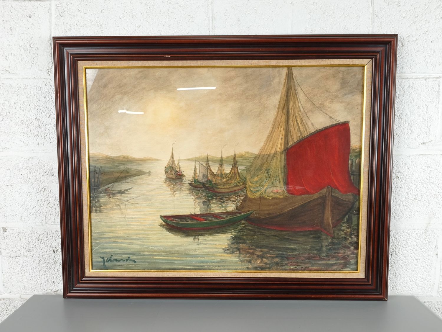 Theo Idserda - aquarel - Nieuwpoort