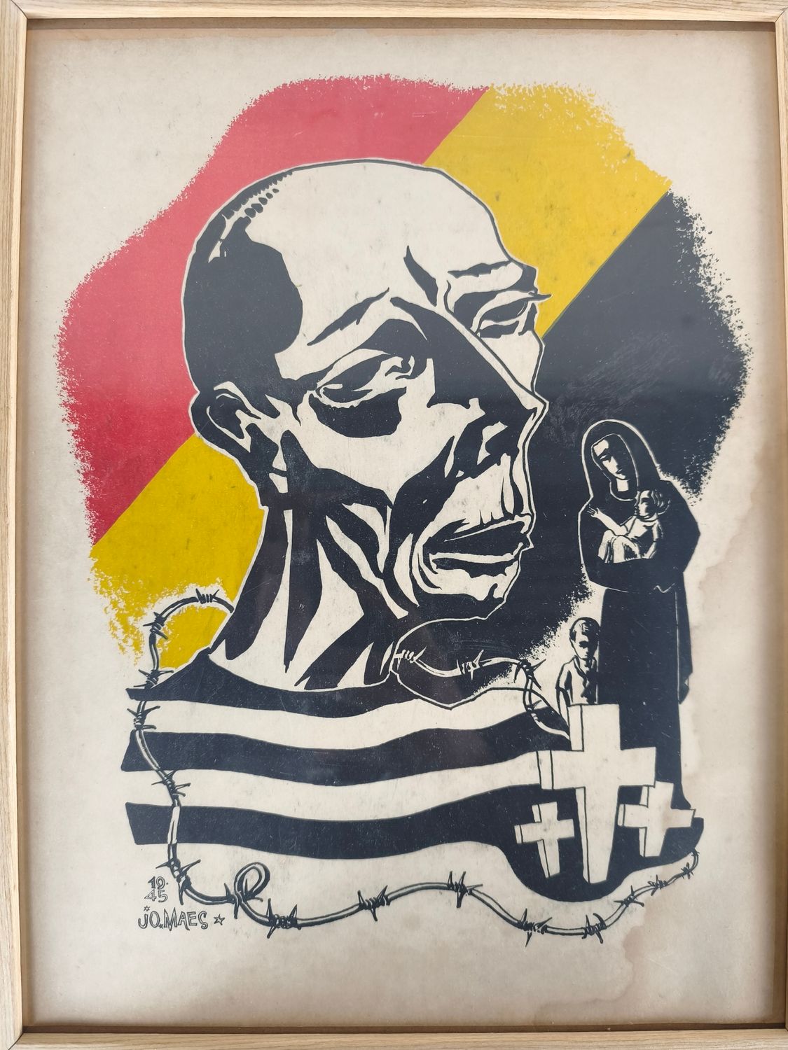 Jo Maes - litho - WW2