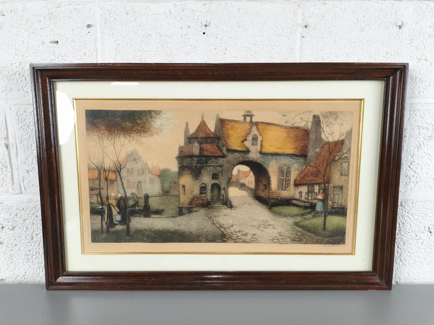 Alfred van Neste - Etching - Bruges