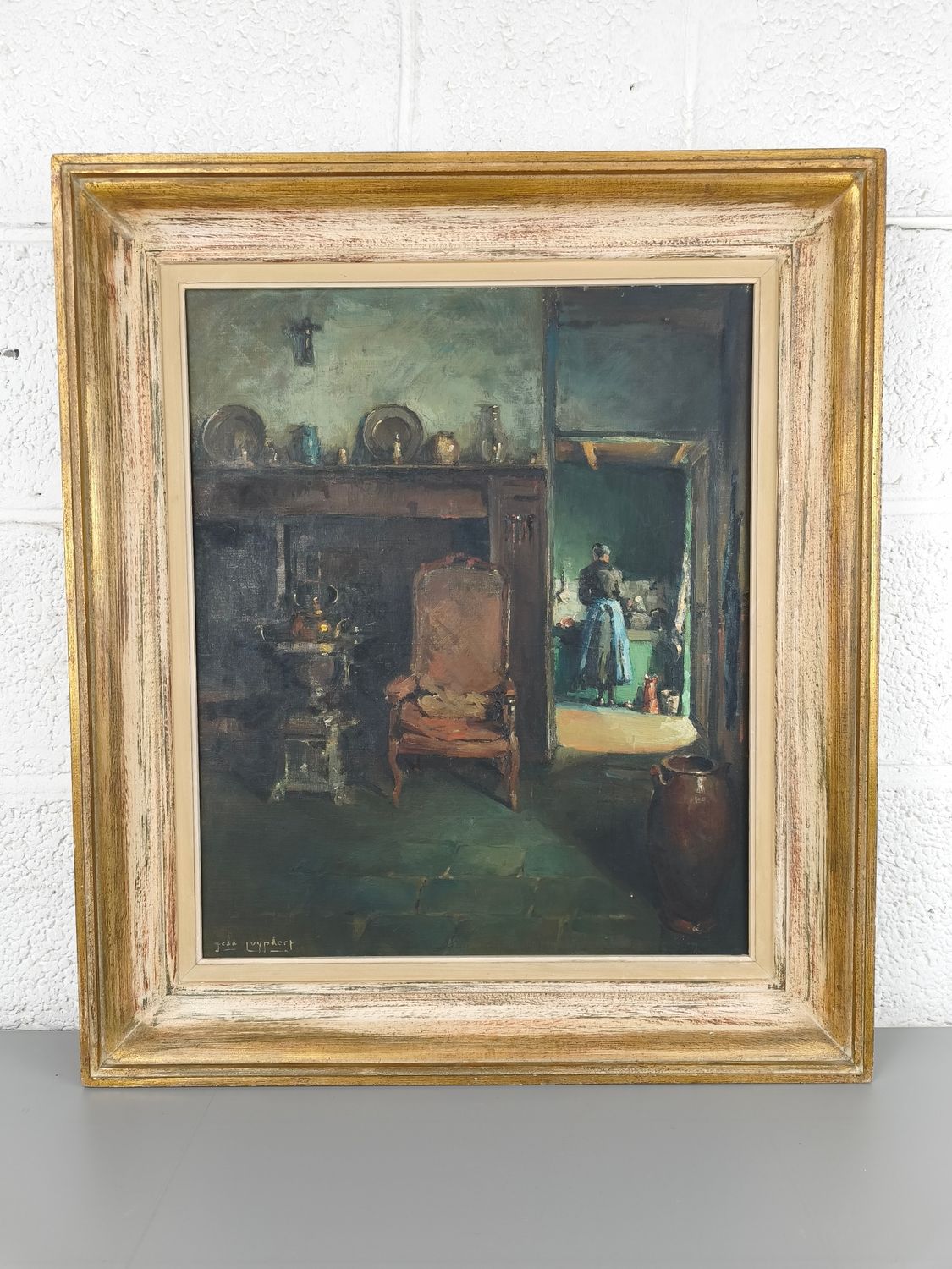 Jean Luypaert - painting - An interior