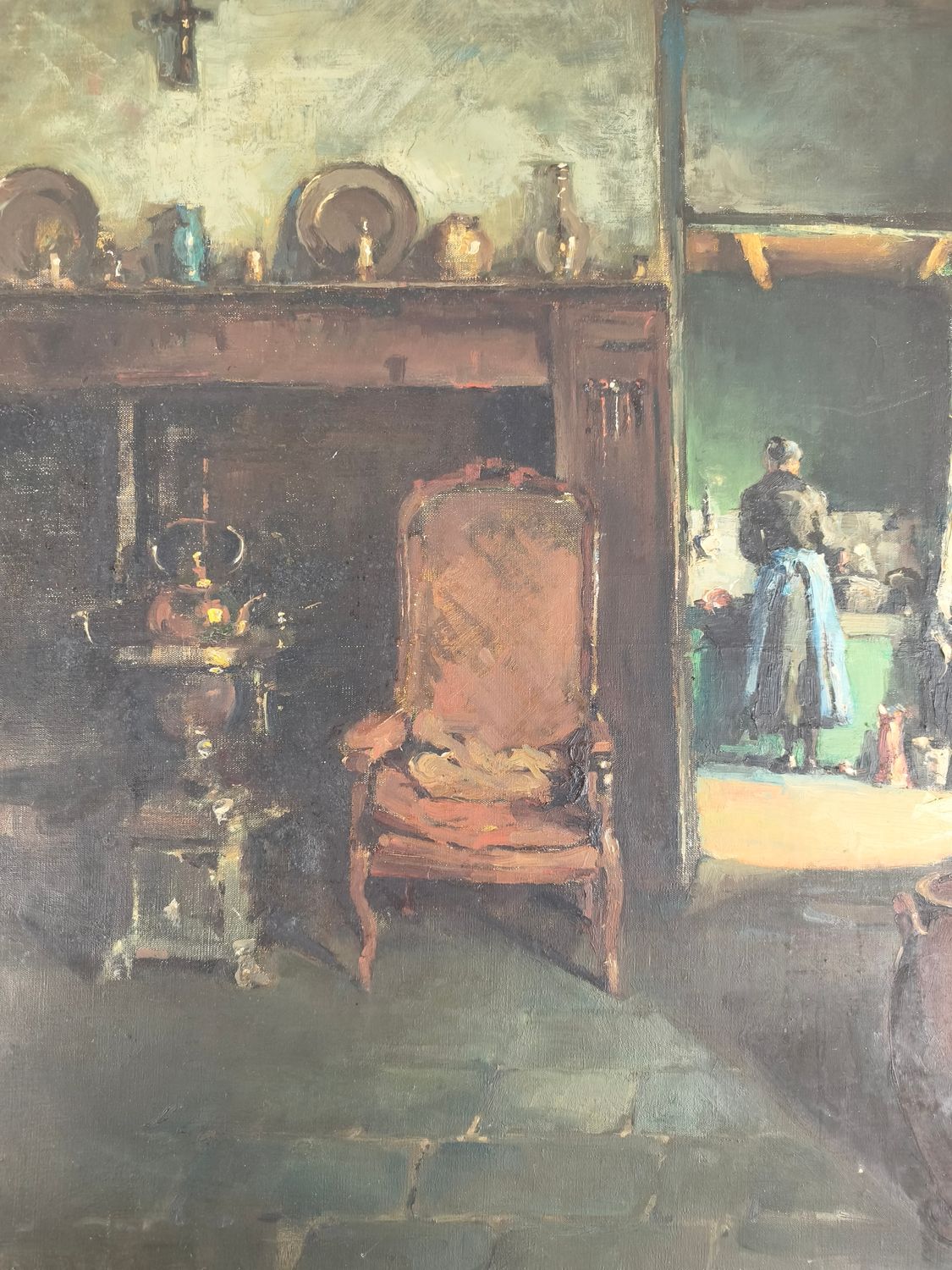 Jean Luypaert - painting - An interior