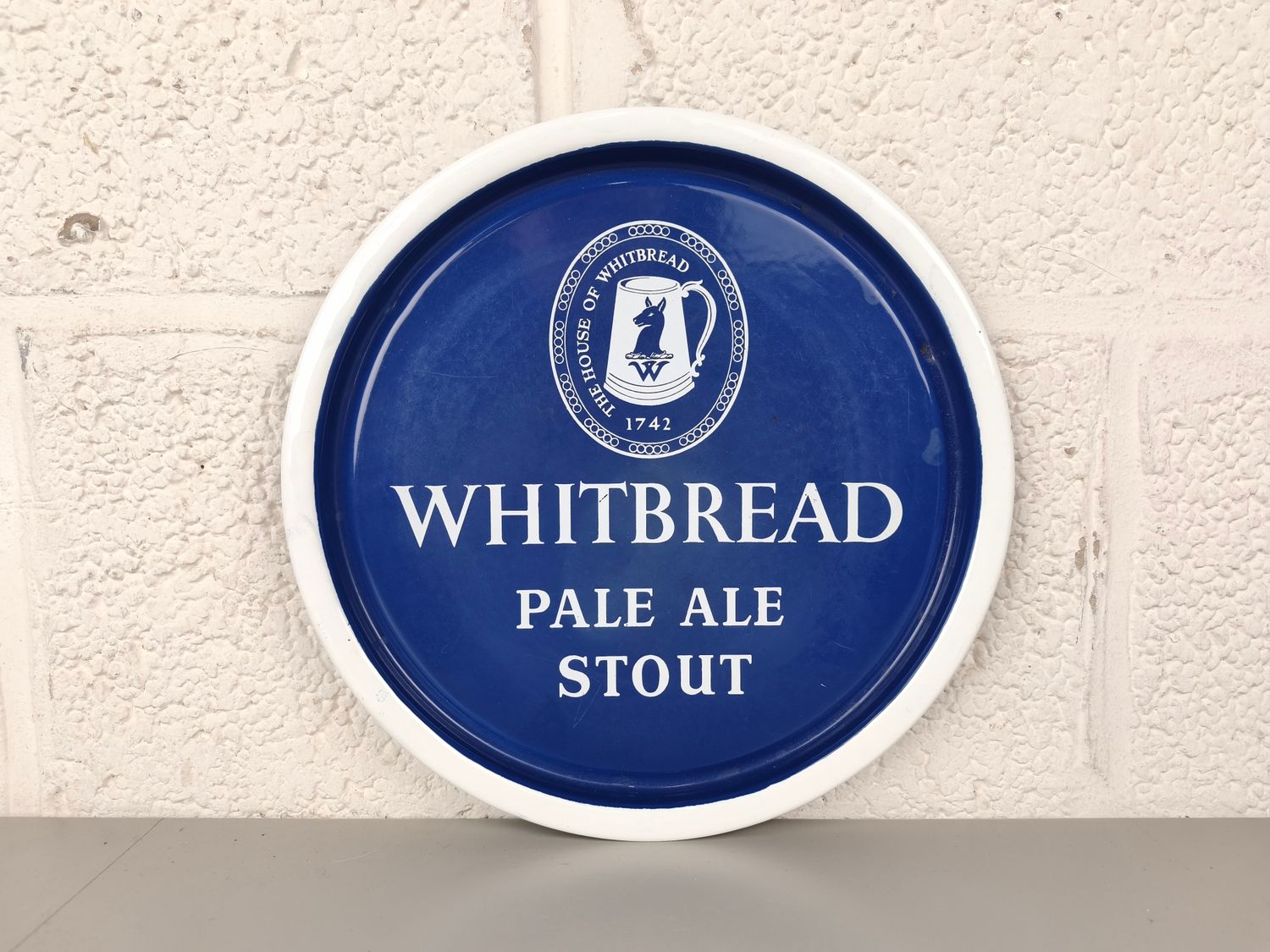 Enamel tray Whitbread