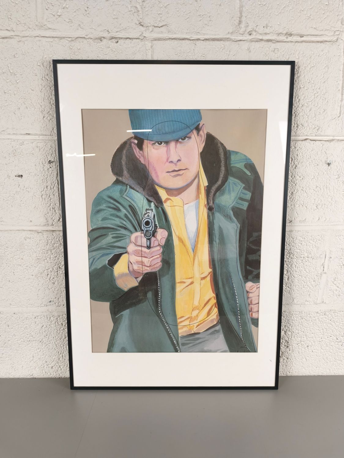 Vintage shooting target poster by Malik