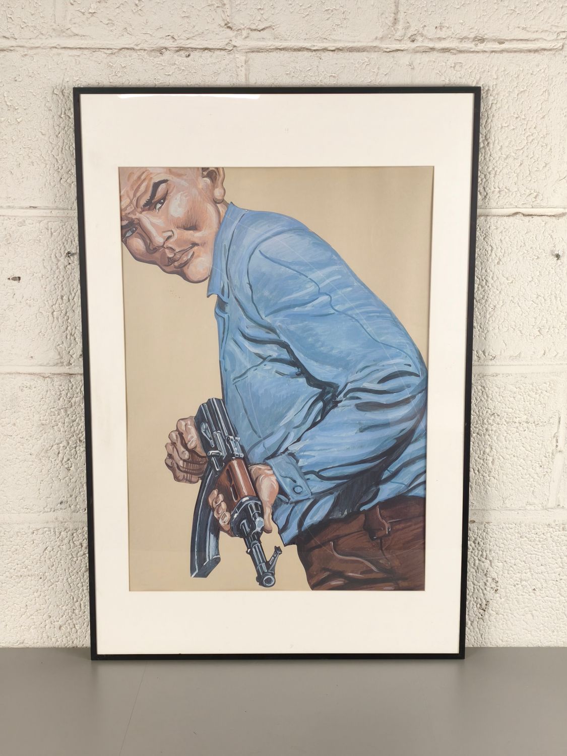 Vintage shooting target poster by Malik