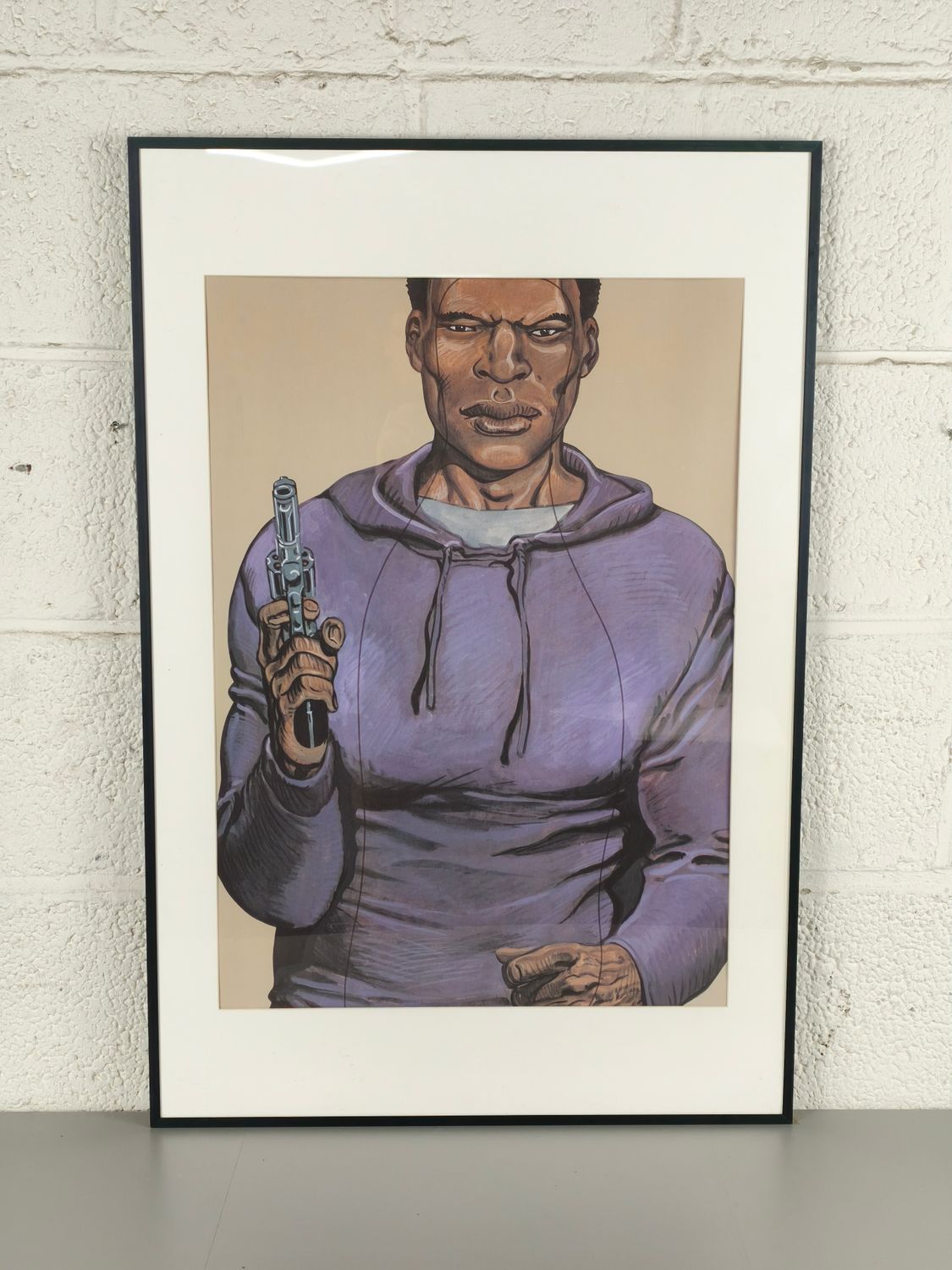 Vintage shooting target poster by Malik