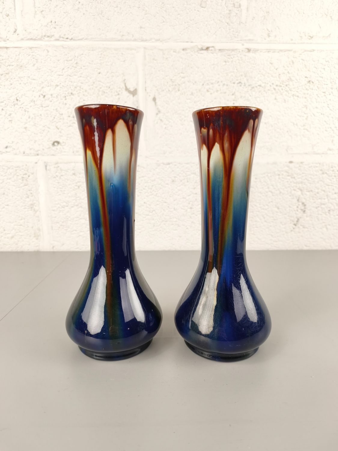 Pair of Thulin vases