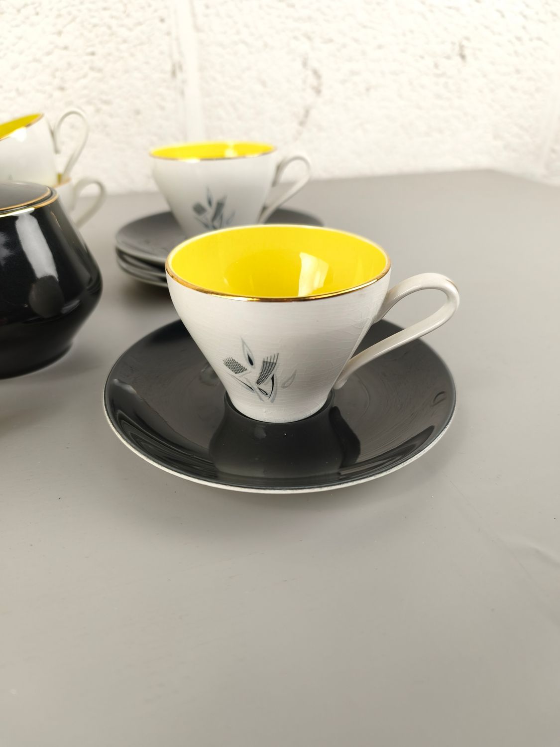 Vintage tea set 4 people