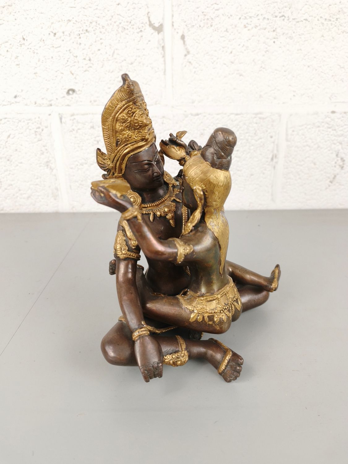 Bronze statue of Samantabhadra