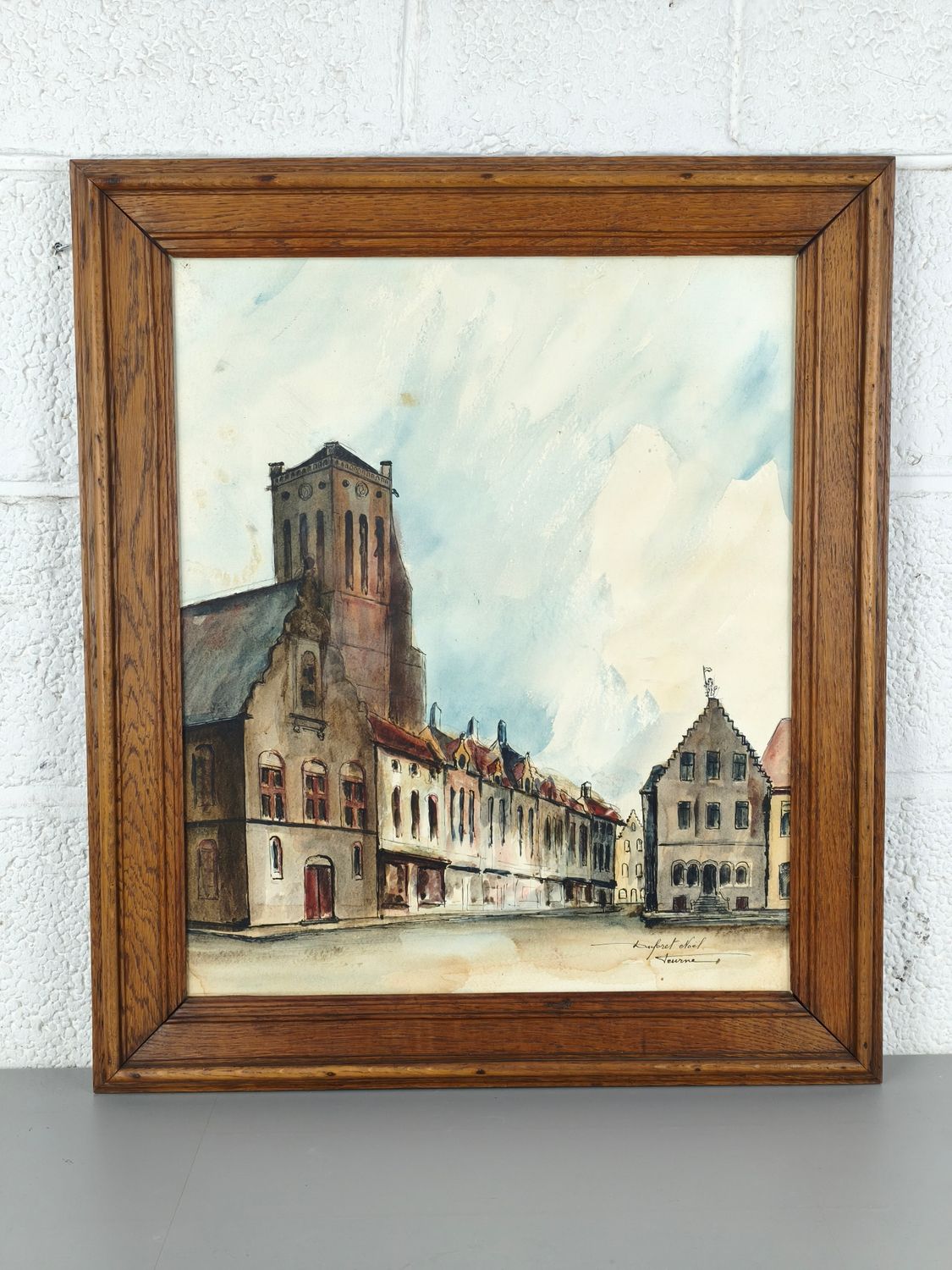 Noel Duforet - The market of Veurne