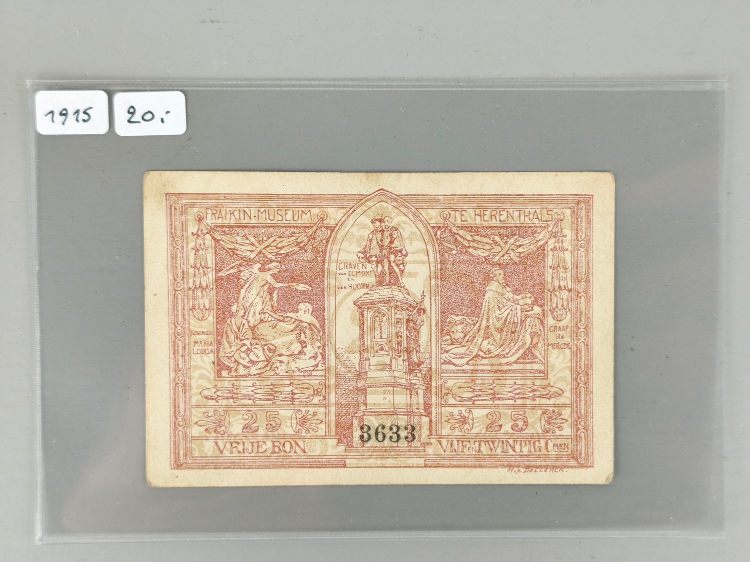 Banknote emergency-money Herentals Belgium