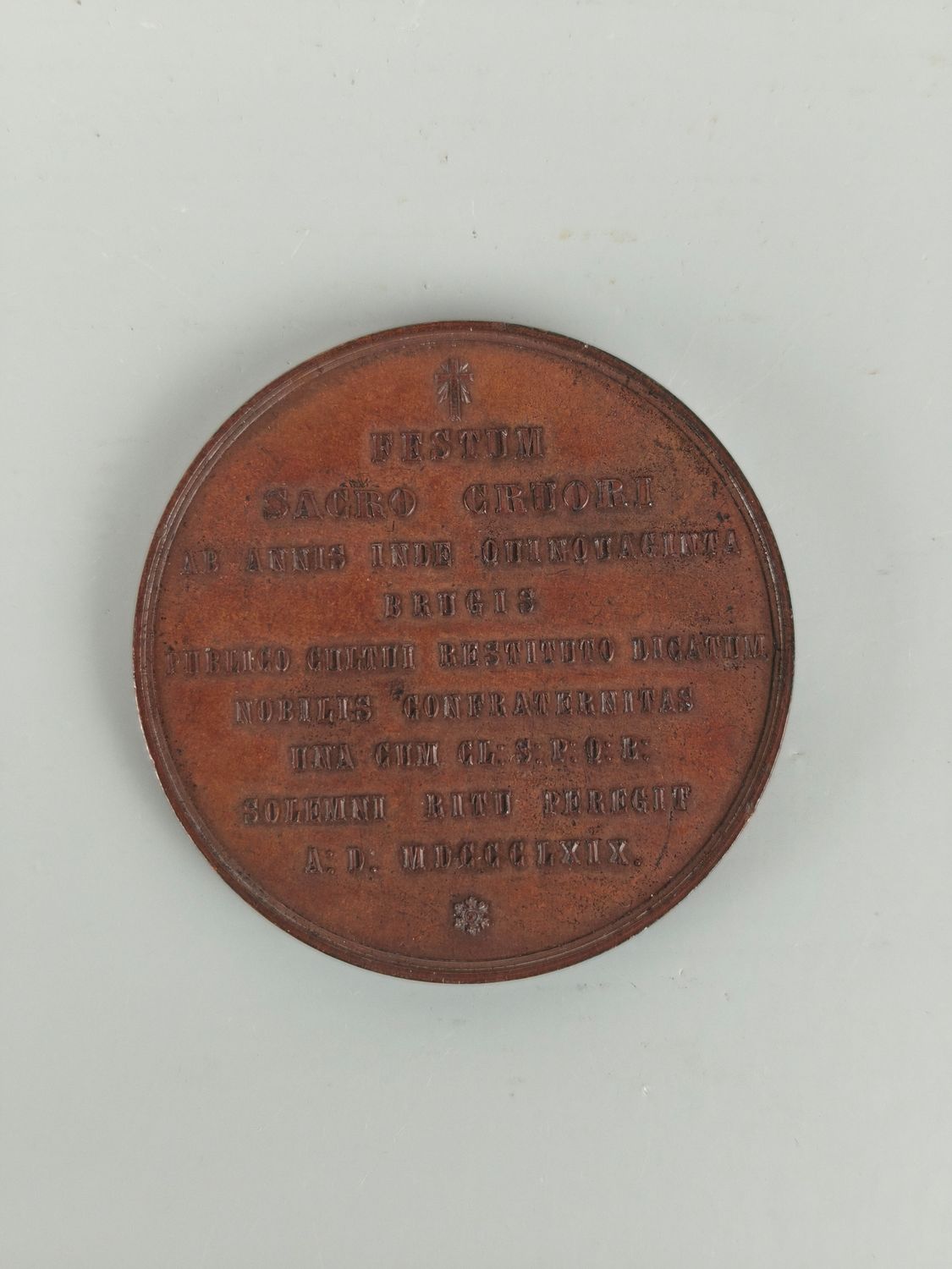 Bronze commemorative medal