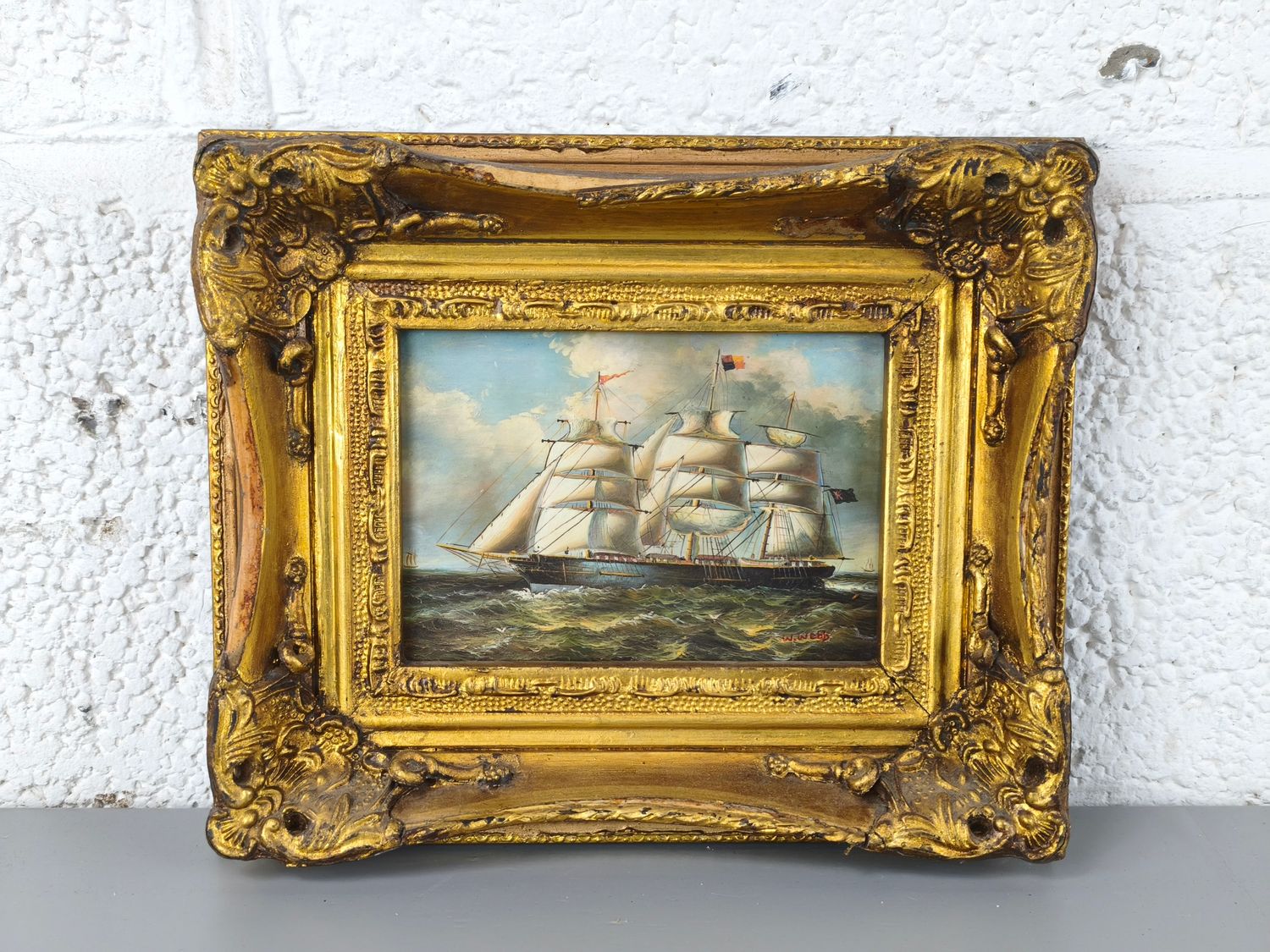 W. Webb - maritime painting