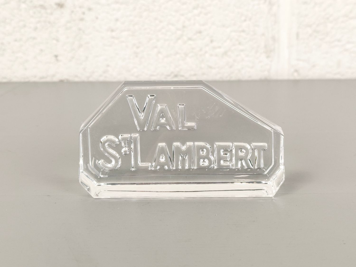 Val Saint Lambert advertising object