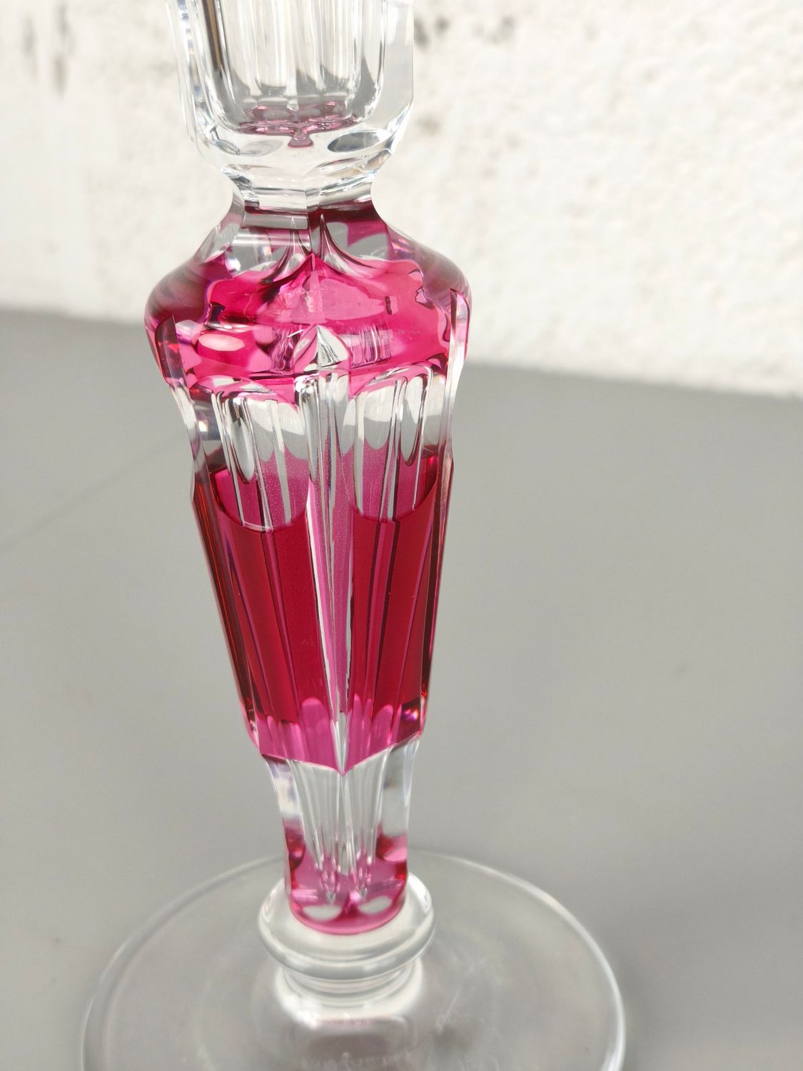 Val Saint Lambert candlestick