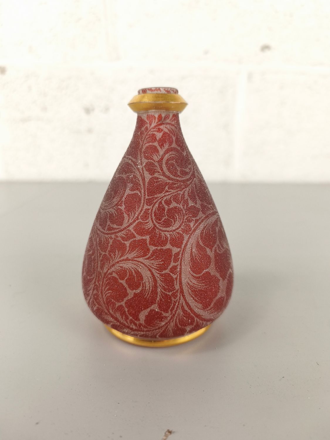 Antique glass bottle