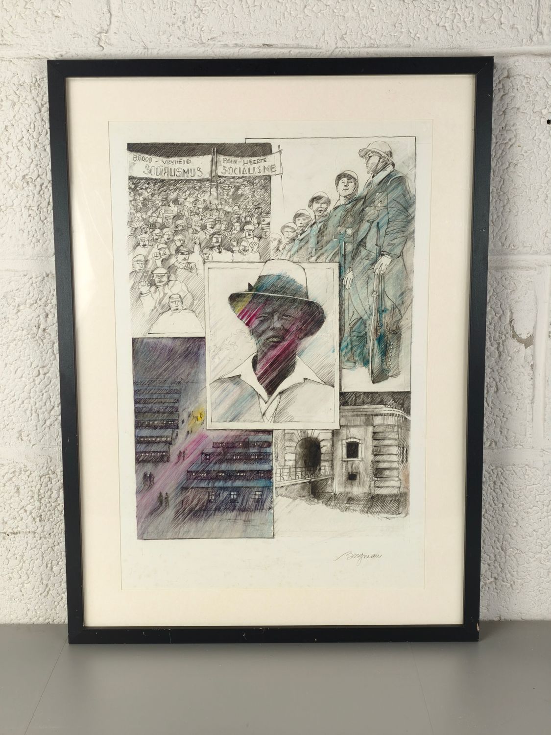 Bergman - mixed media - Socialisme