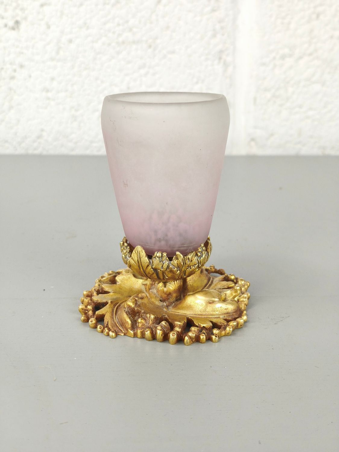 Small glasspaste lamp Daum Nancy