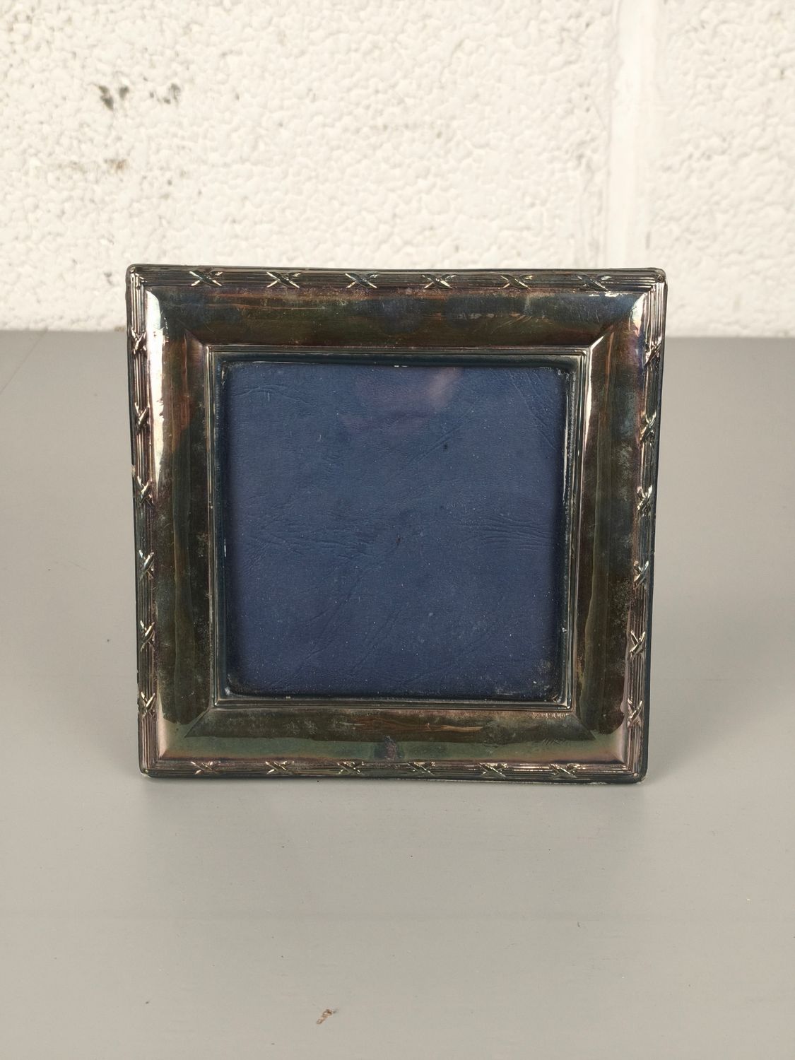Antique sterling silver photo frame