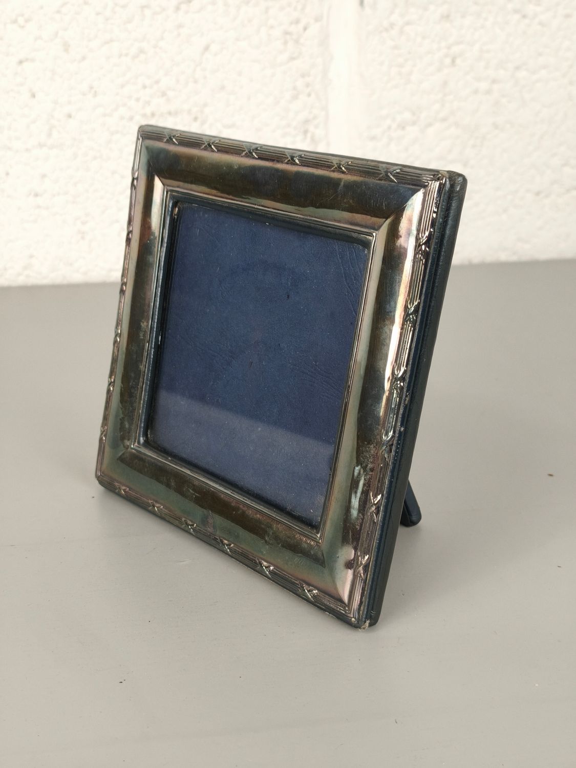 Antique sterling silver photo frame