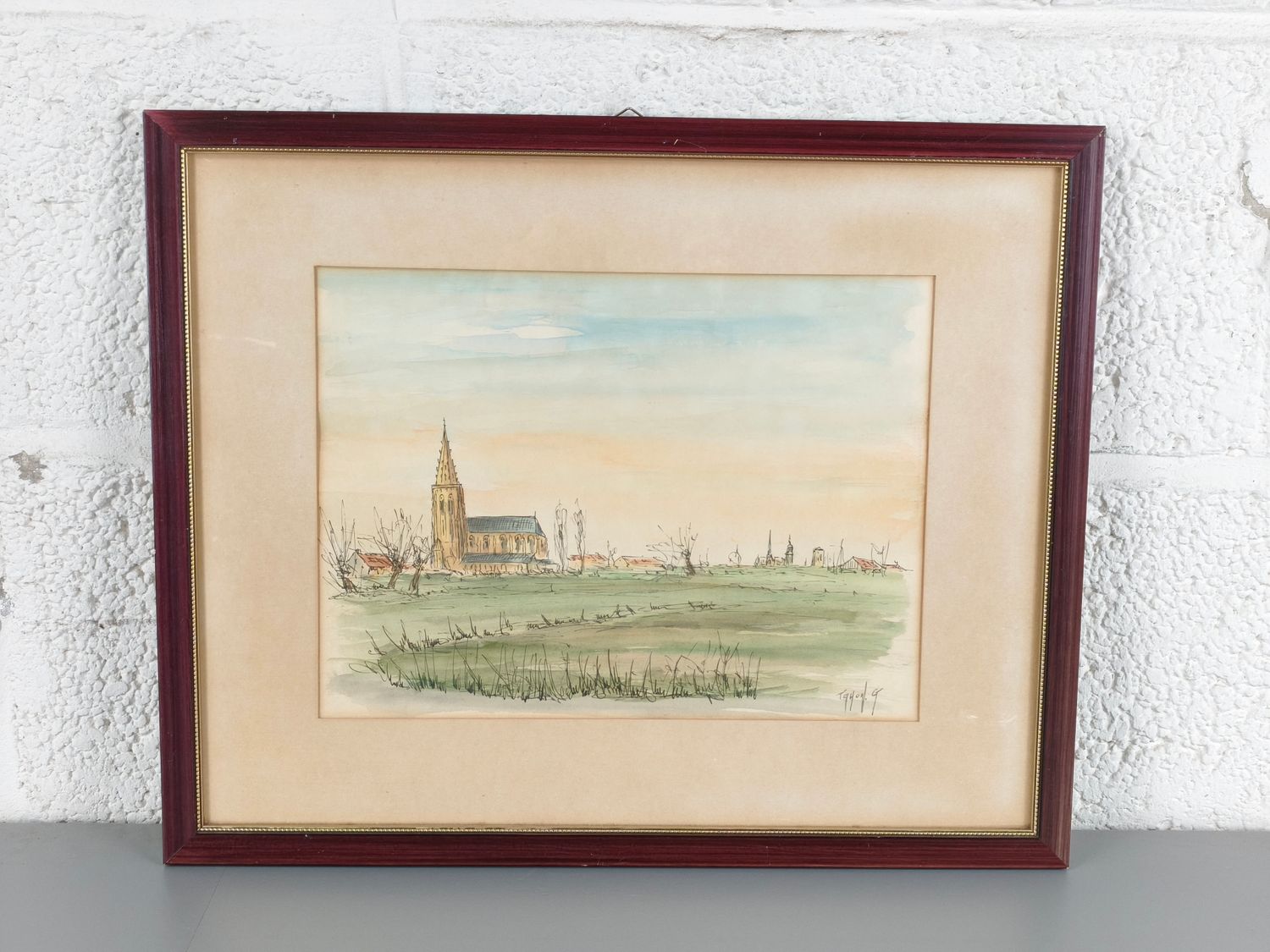 Georges Tahon - Watercolor - Bulskamp