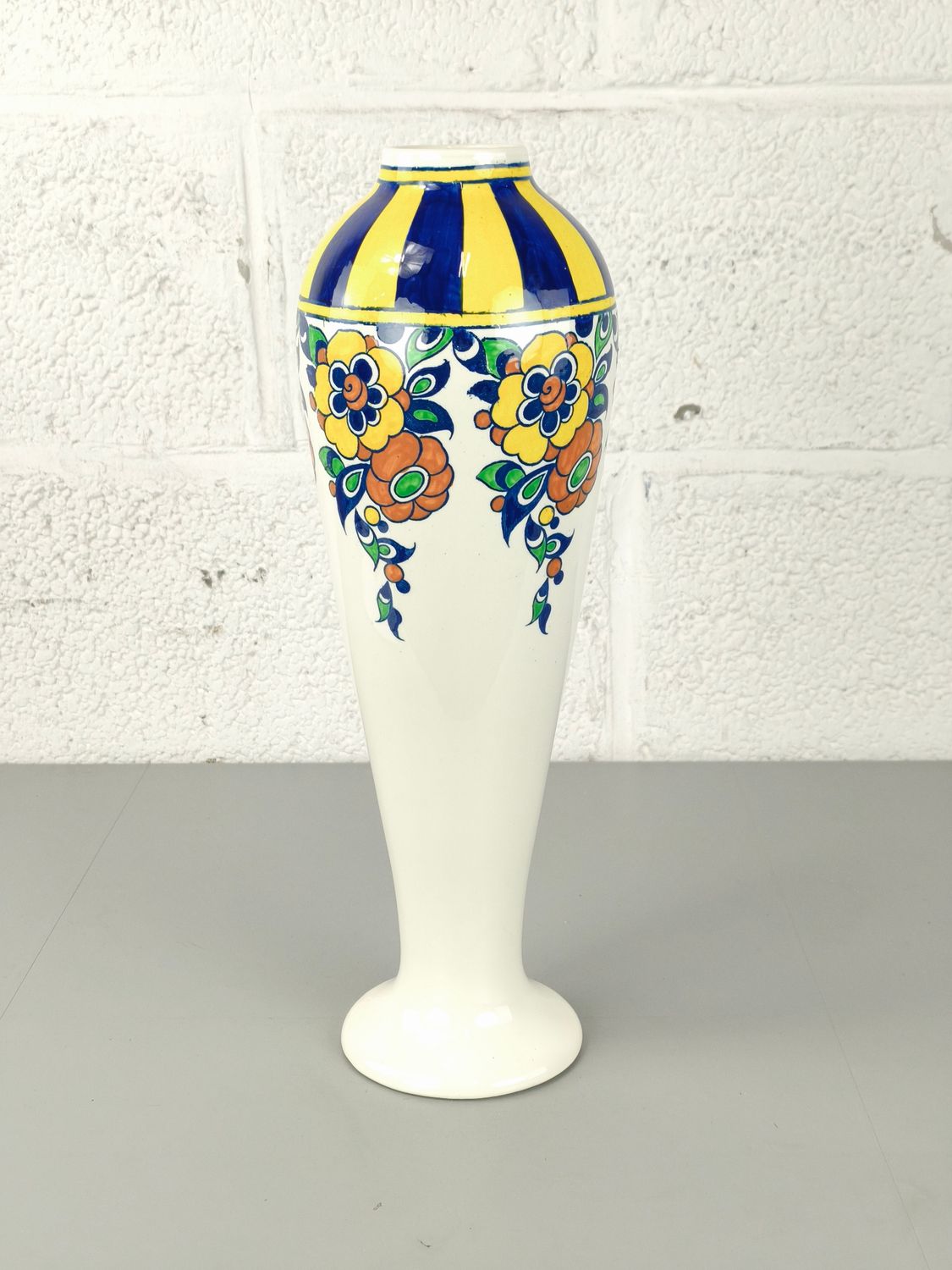 Art deco vase by Charles Catteau for Boch Keramis