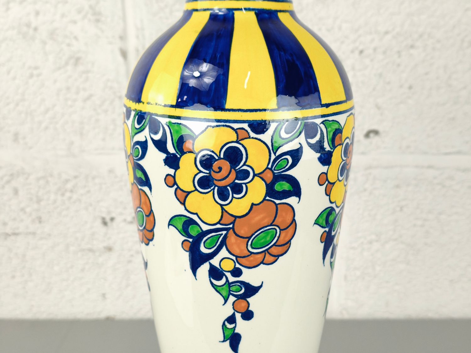 Art deco vase by Charles Catteau for Boch Keramis