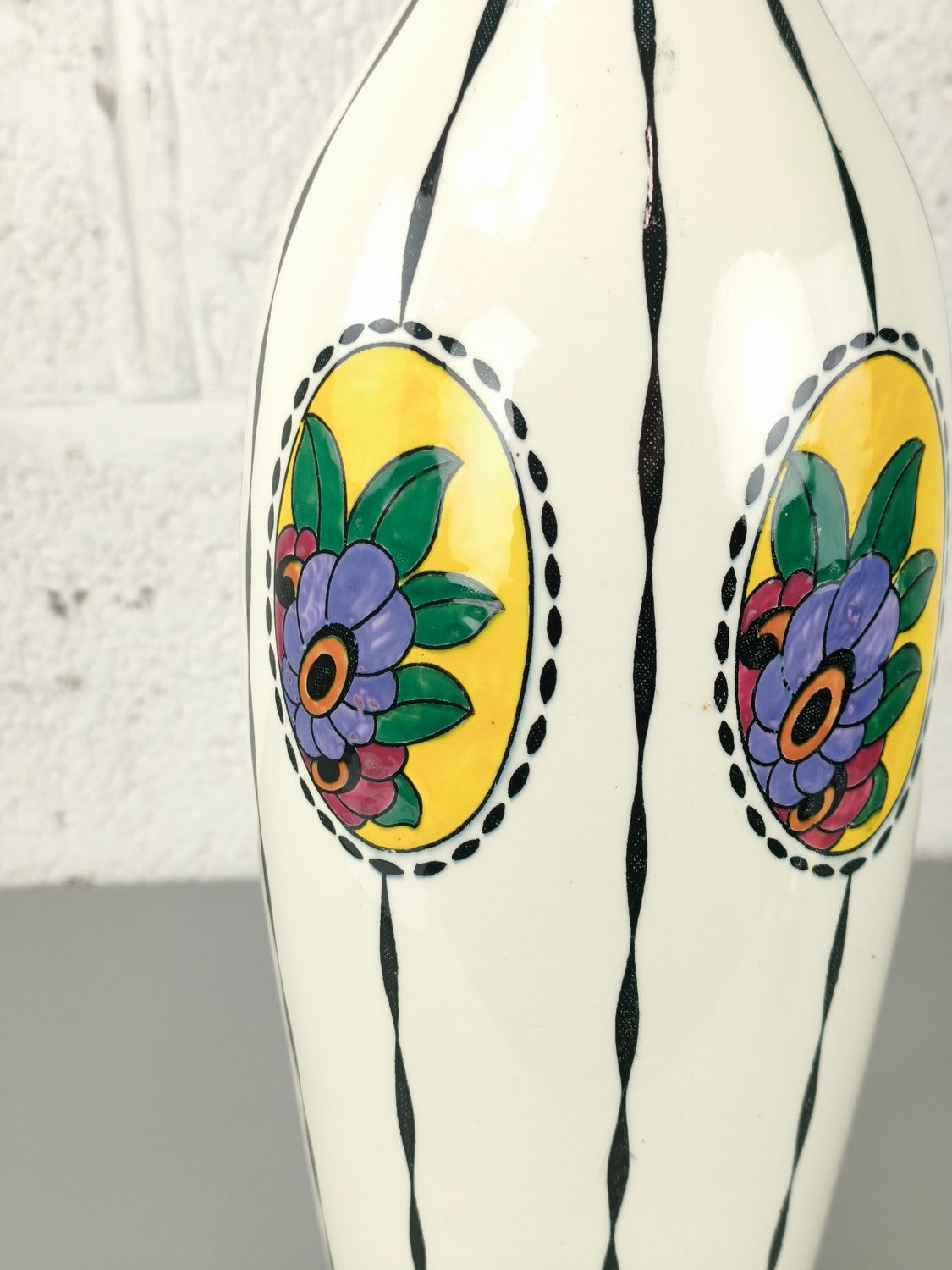 Art deco vase by Charles Catteau for Boch Keramis