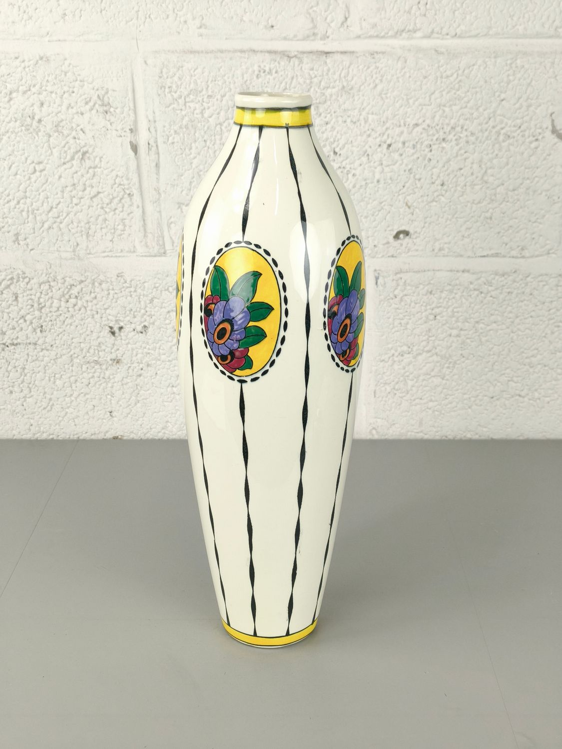 Art deco vase by Charles Catteau for Boch Keramis
