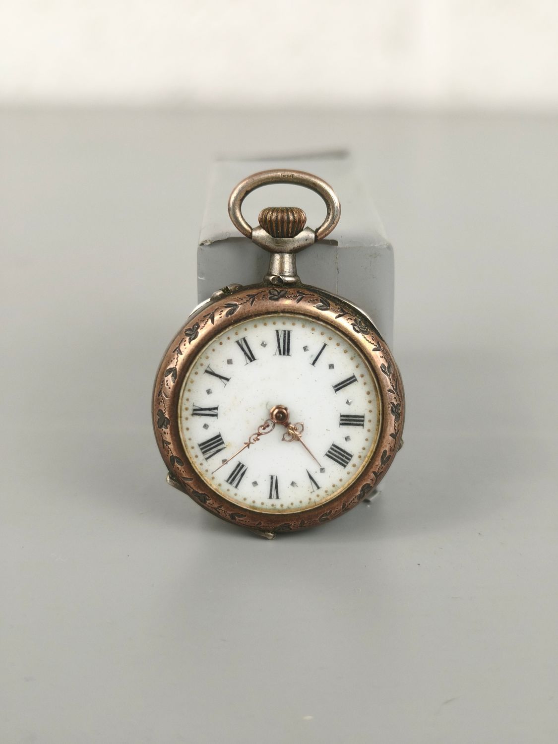 Silver lady's pocket watch