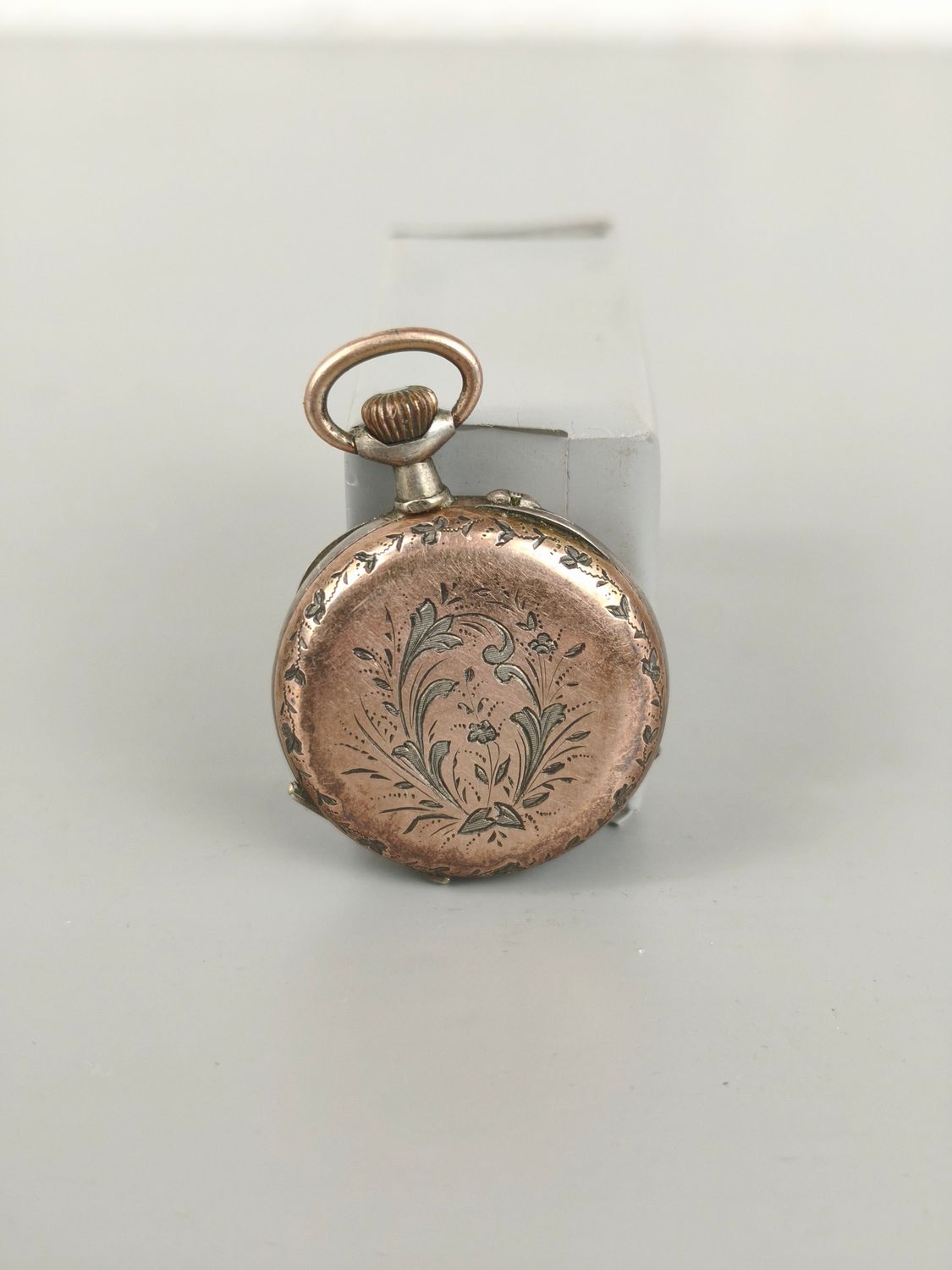 Silver lady's pocket watch
