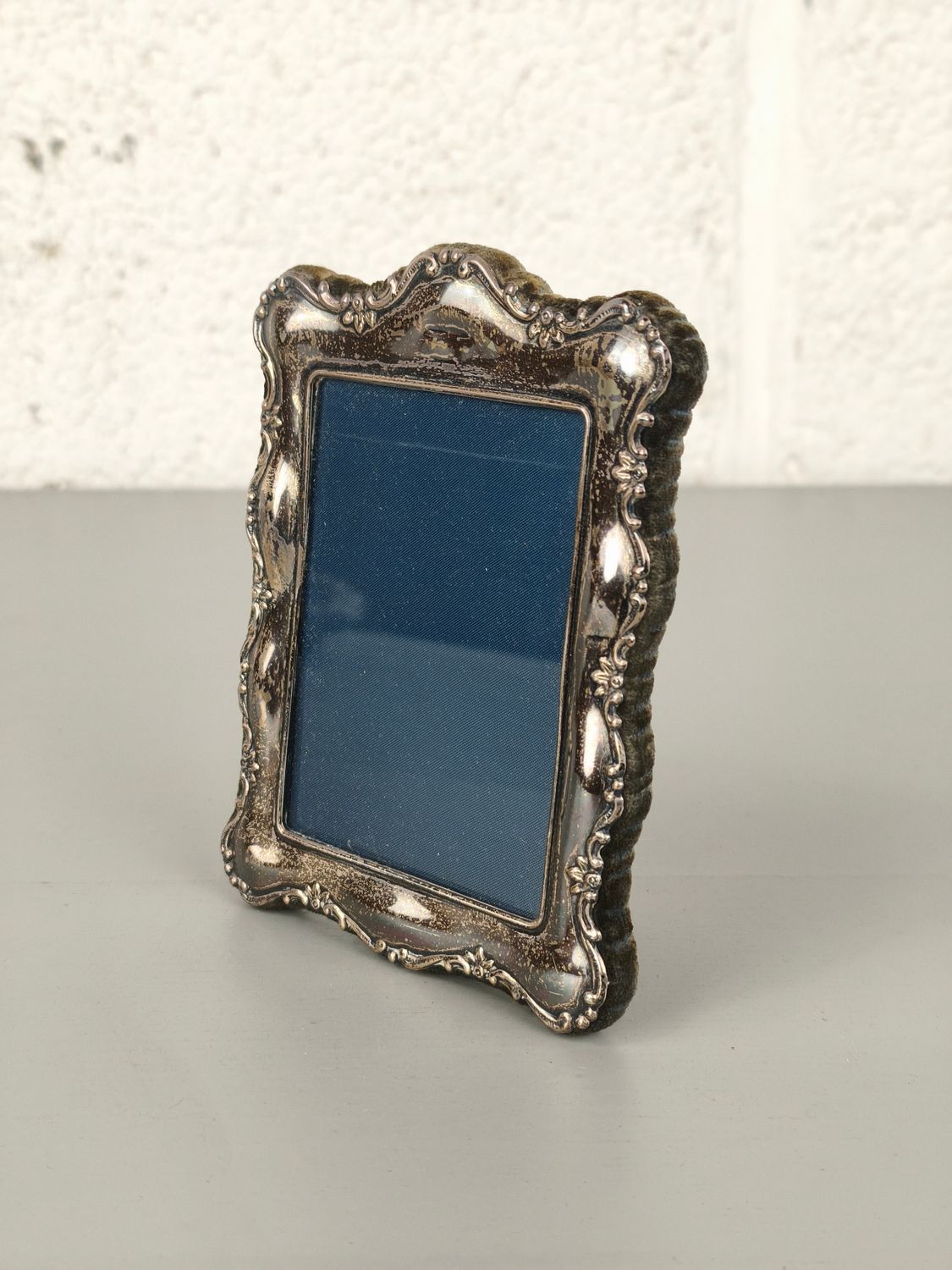 Antique sterling silver photo frame