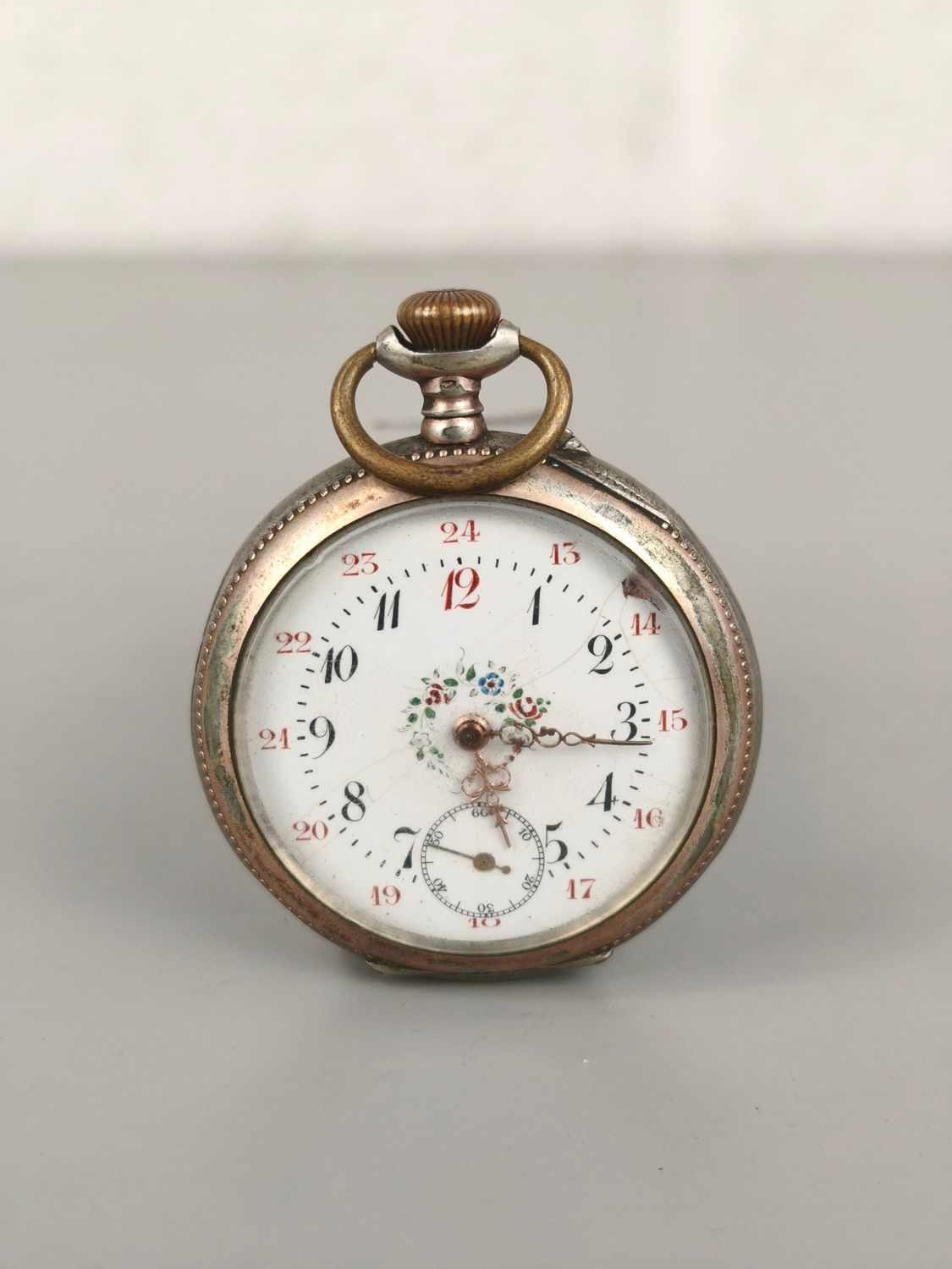 Silver pocket watch