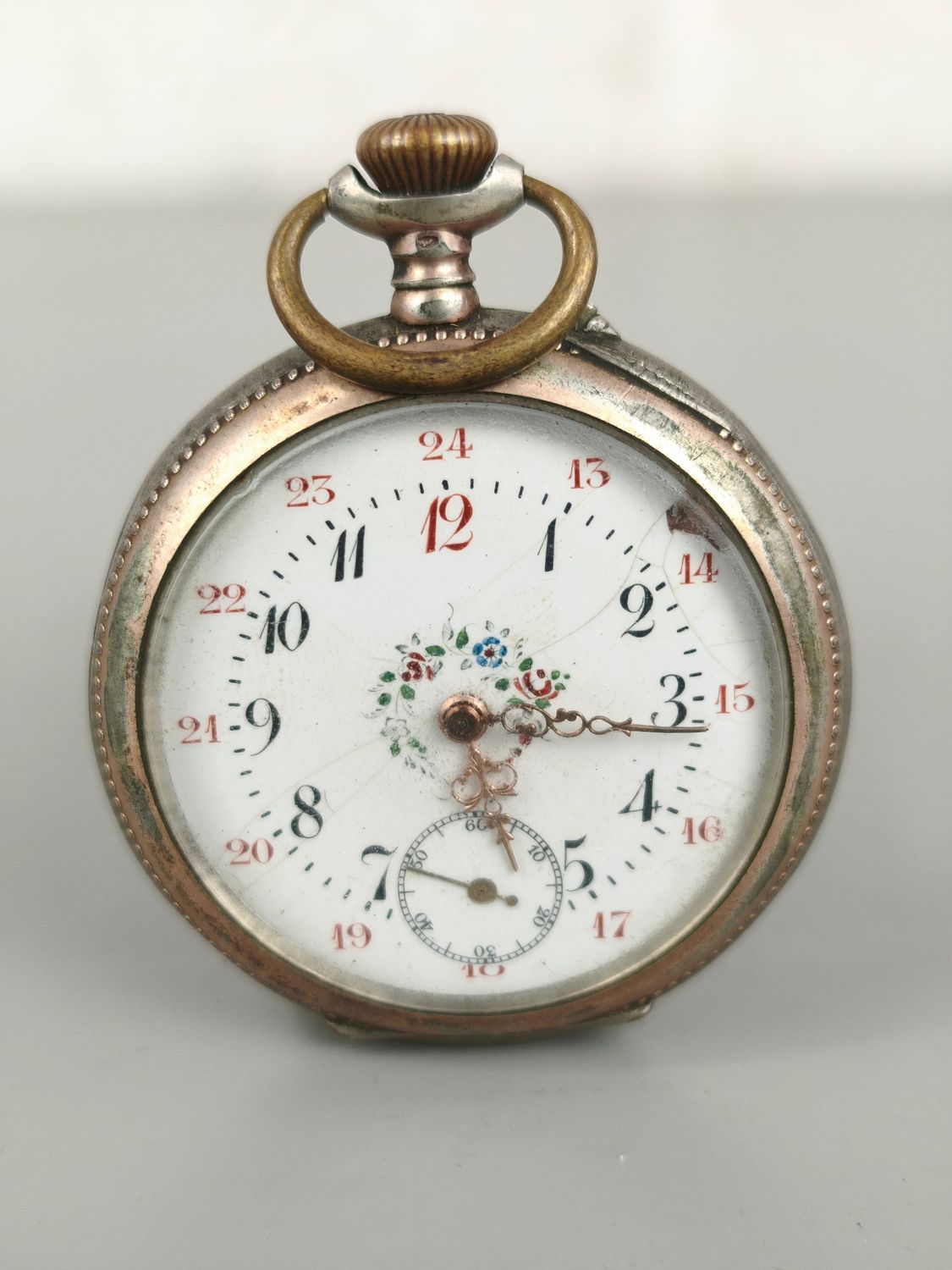Silver pocket watch