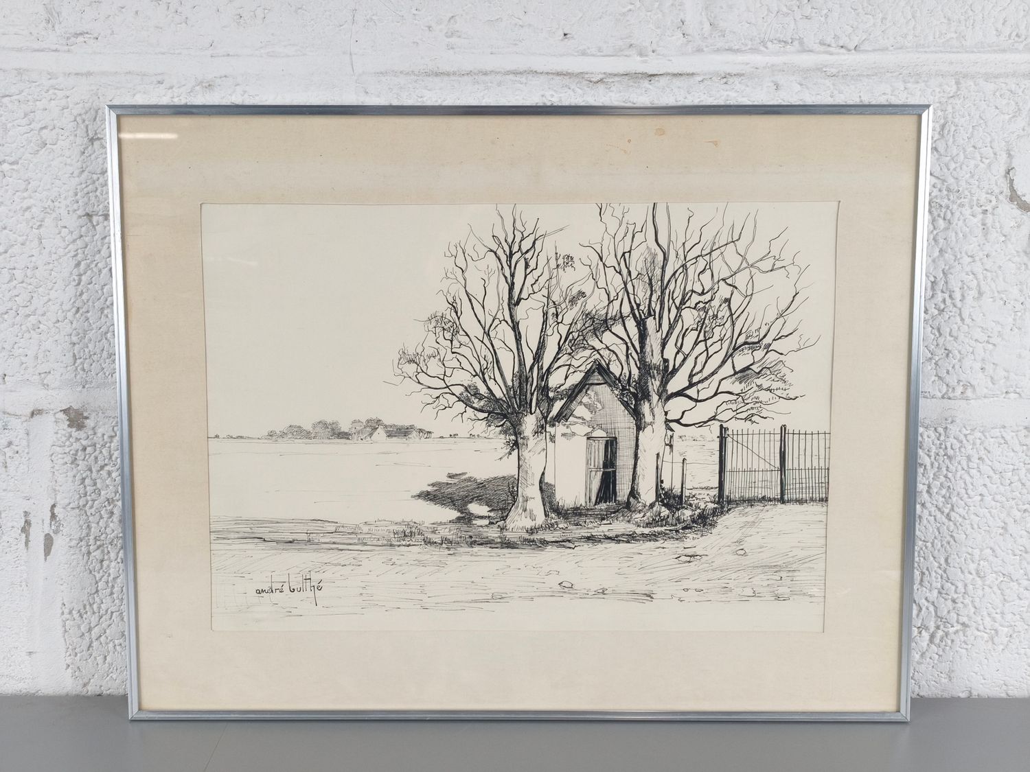 André Bulthé - Drawing - Chapel Steengracht Oost Veurne