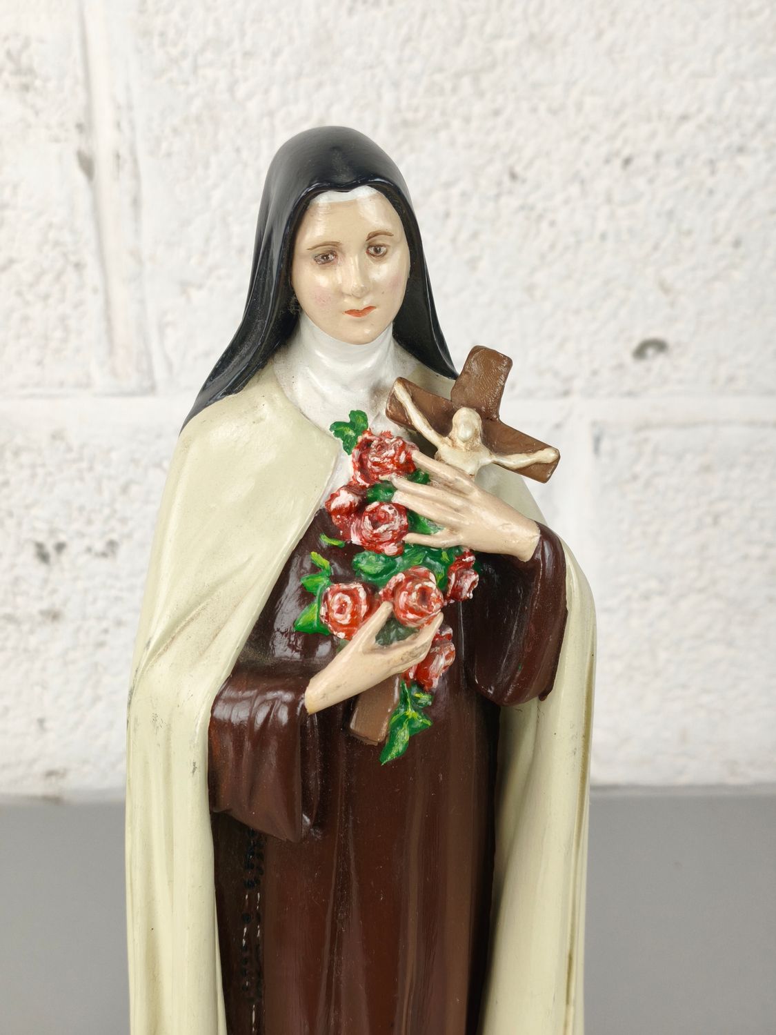 Plaster statue of Thérèse of Lisieux