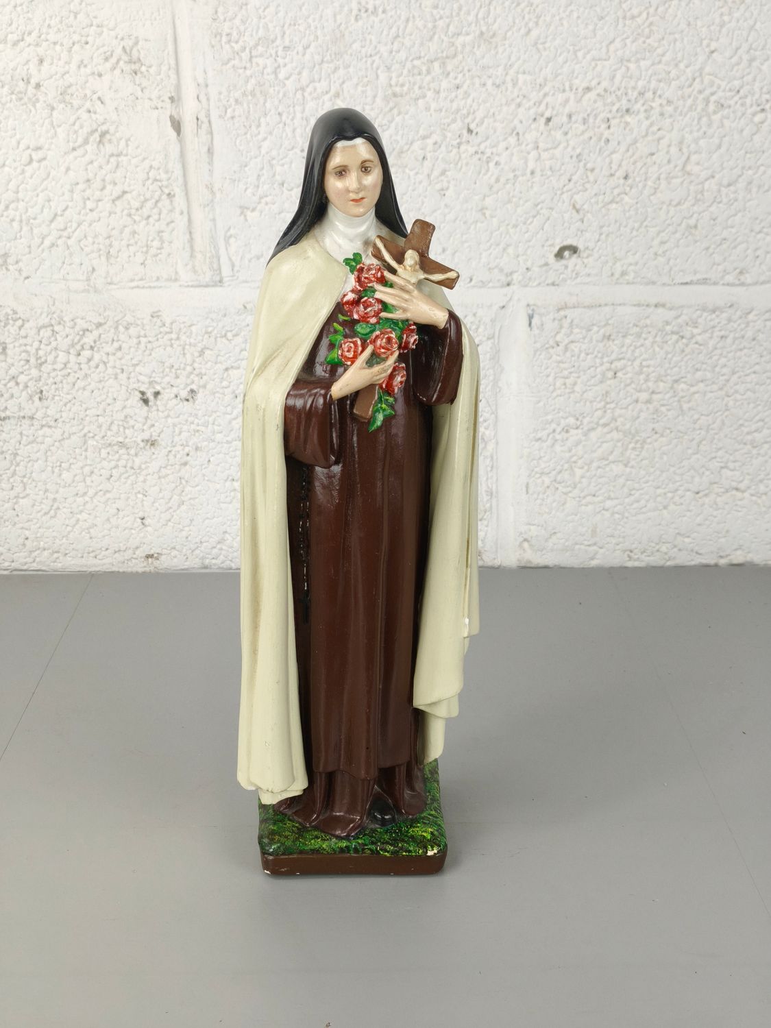 Plaster statue of Thérèse of Lisieux